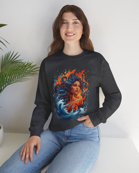 Flame Diva Sweatshirt - Rock Me Prints