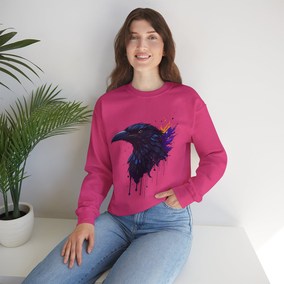 Raven Sweatshirt - Rock Me Prints