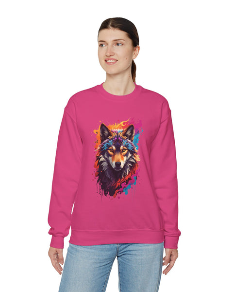 Wolf #2 Sweatshirt - Rock Me Prints