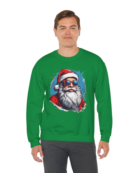 Cool Santa Sweatshirt - Rock Me Prints