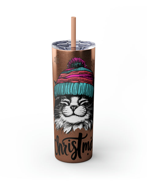 Glossy Tumbler Happy Cat - Rock Me Prints