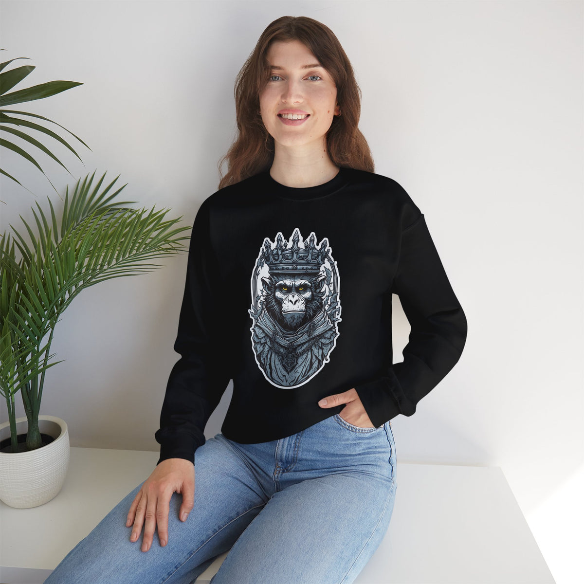 Monkey Tattoo Sweatshirt - Rock Me Prints