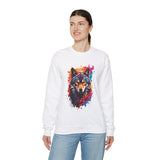 Wolf #2 Sweatshirt - Rock Me Prints