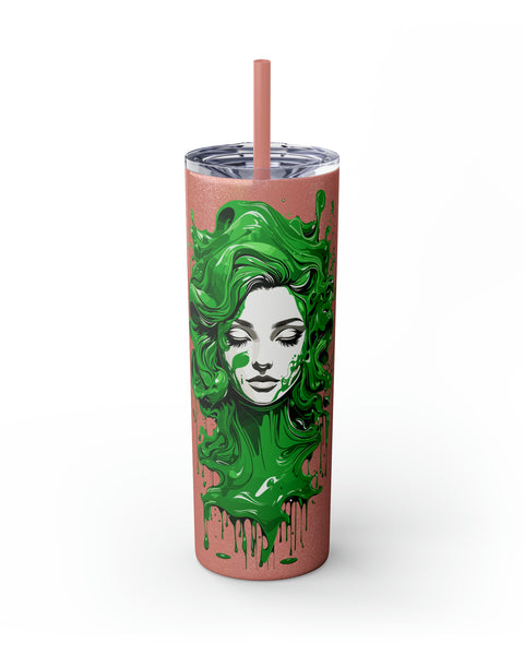 Glossy Tumbler Green Diva - Rock Me Prints