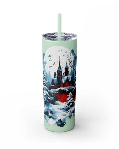 Glossy Tumbler Snow Castle - Rock Me Prints