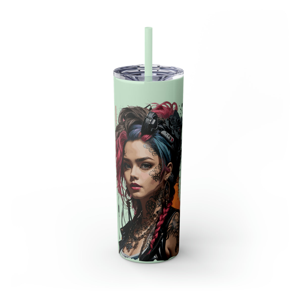 Glossy Tumbler Tattoo Girl - Rock Me Prints