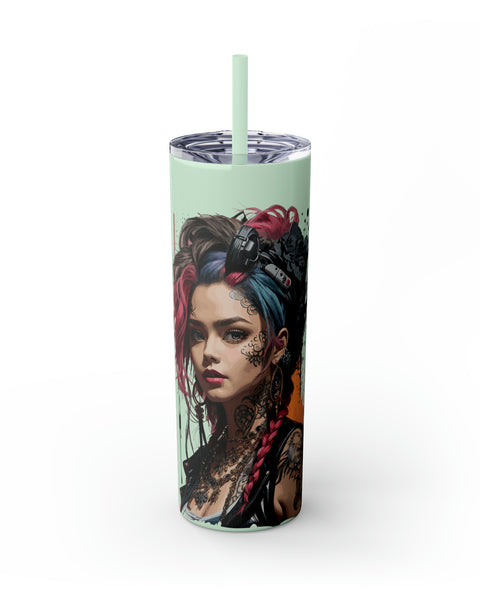 Glossy Tumbler Tattoo Girl - Rock Me Prints