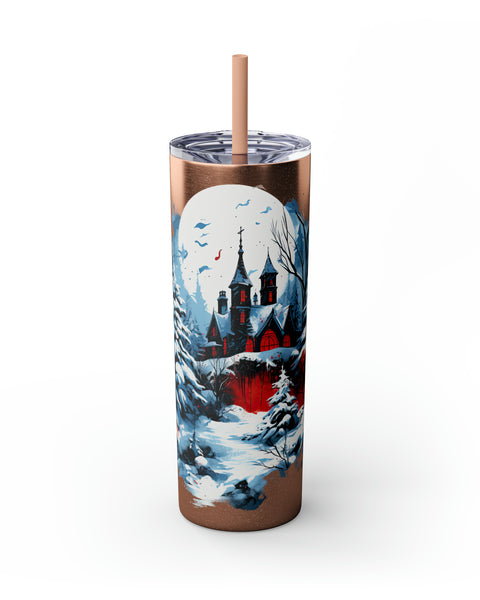 Glossy Tumbler Snow Castle - Rock Me Prints