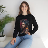 Tattoo Girl Sweatshirt - Rock Me Prints