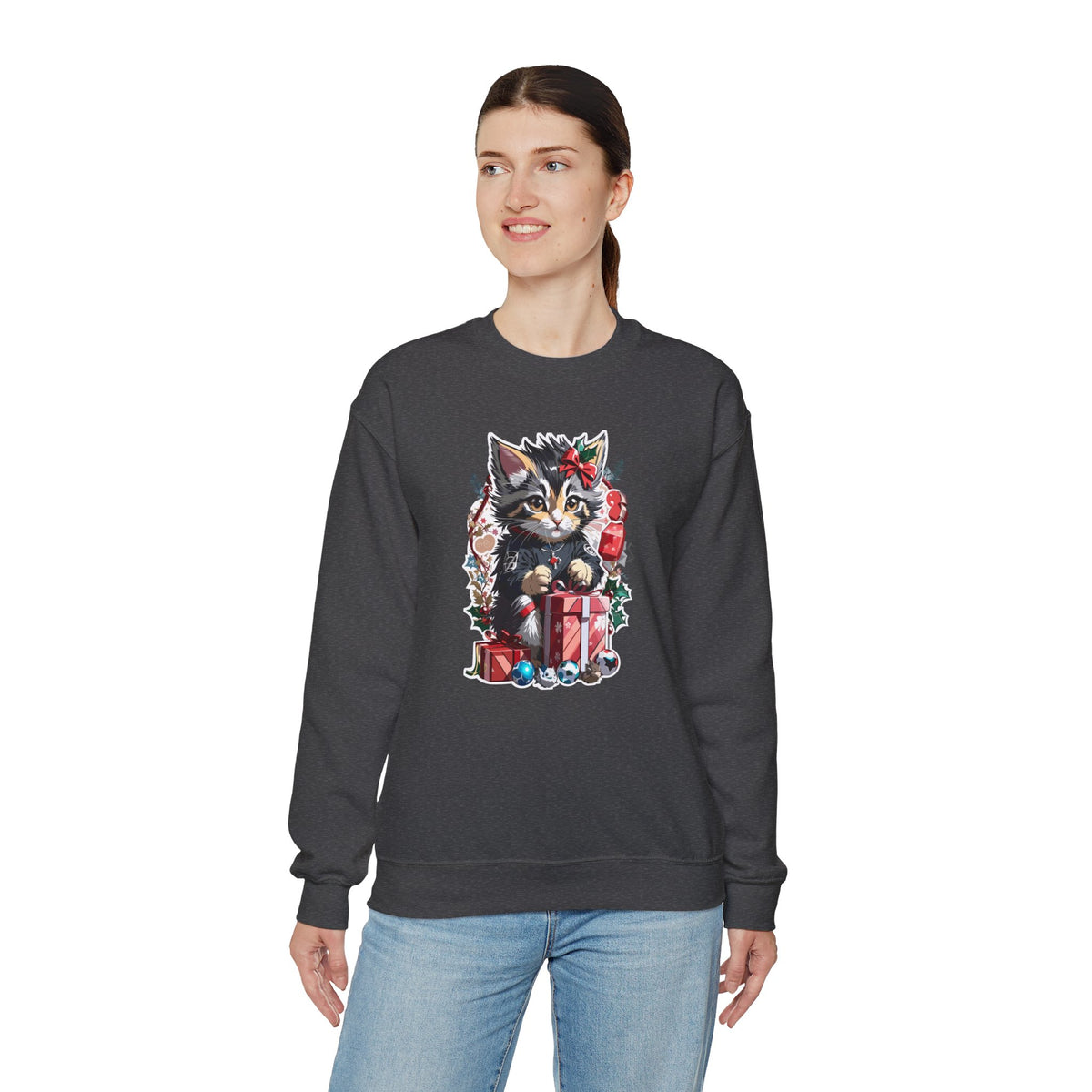 Kitty Sweatshirt - Rock Me Prints