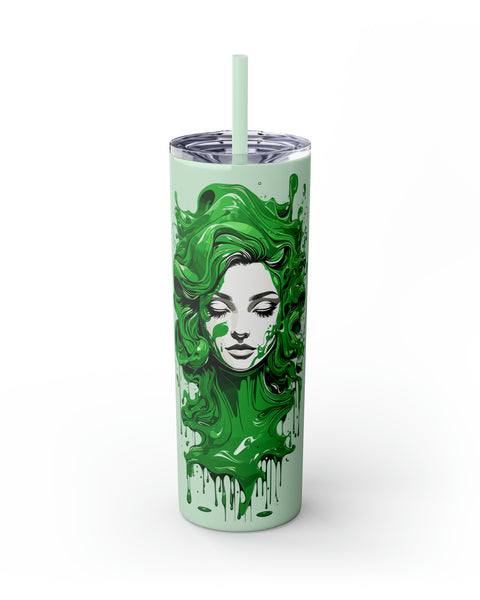 Glossy Tumbler Green Diva - Rock Me Prints