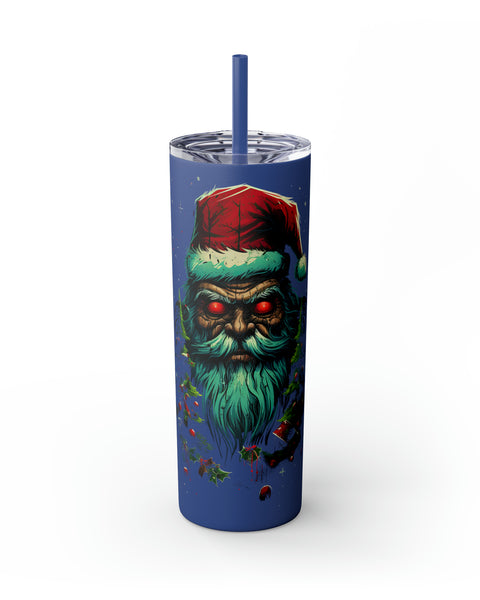 Matte Tumbler Evil Santa - Rock Me Prints