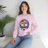 Cute  Husky Sweatshirt - Rock Me Prints