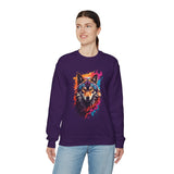 Wolf #2 Sweatshirt - Rock Me Prints