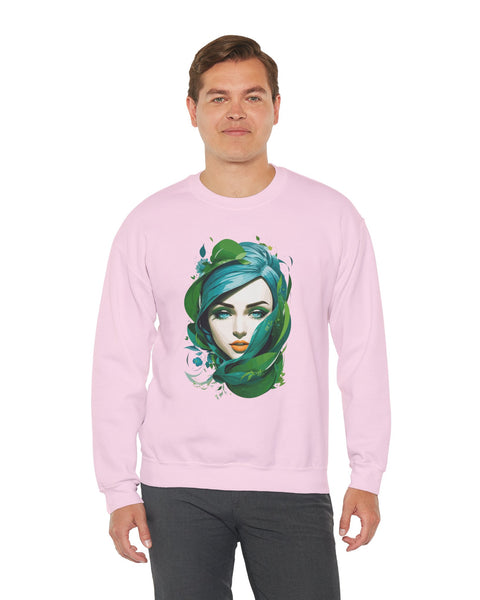 Green Diva Sweatshirt - Rock Me Prints