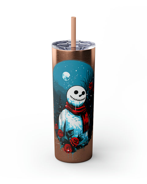 Glossy Tumbler Snowman - Rock Me Prints