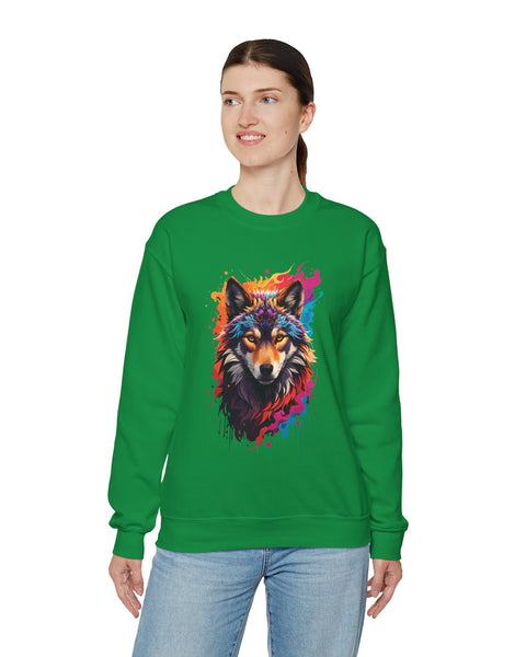 Wolf #2 Sweatshirt - Rock Me Prints