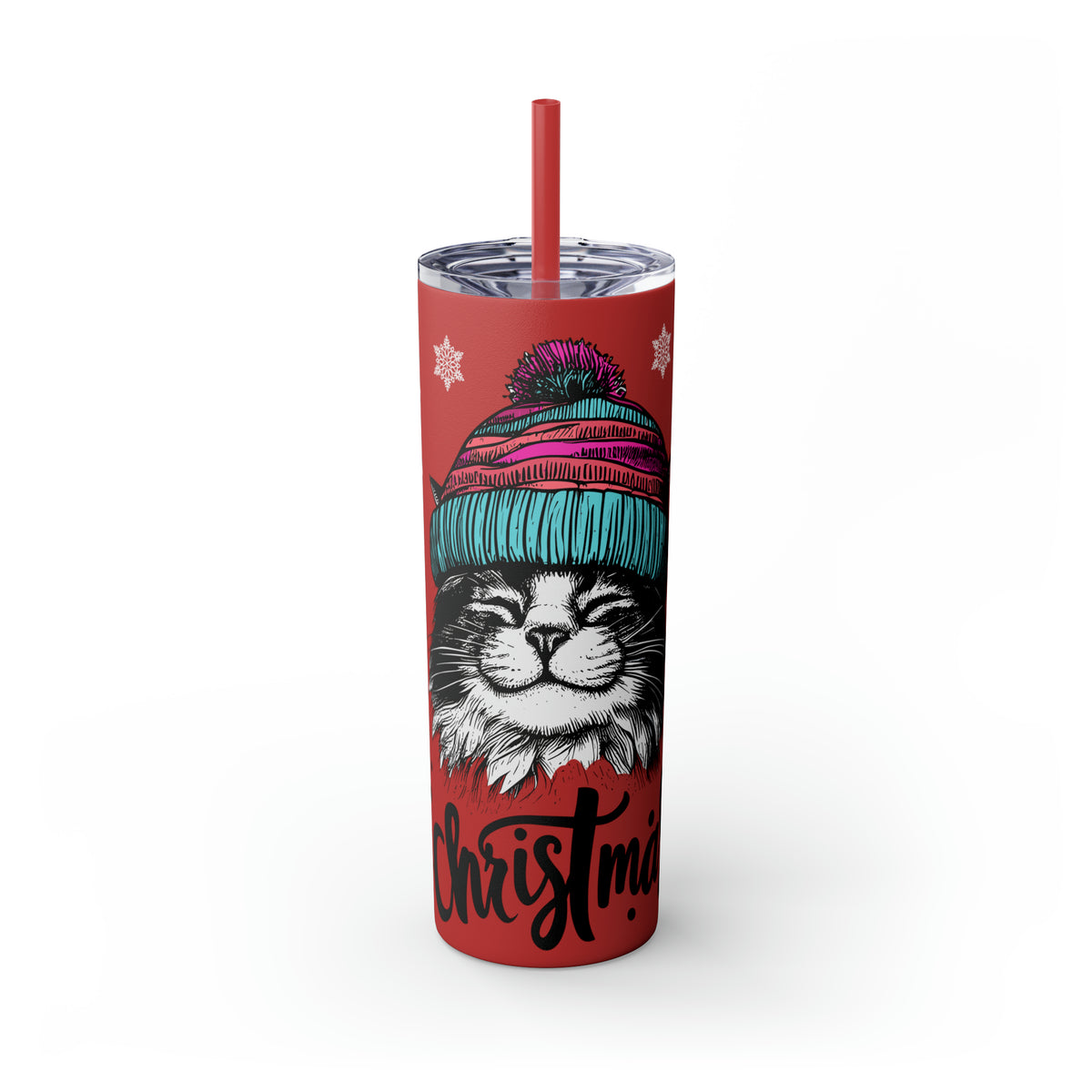 Happy Cat Matte Tumbler