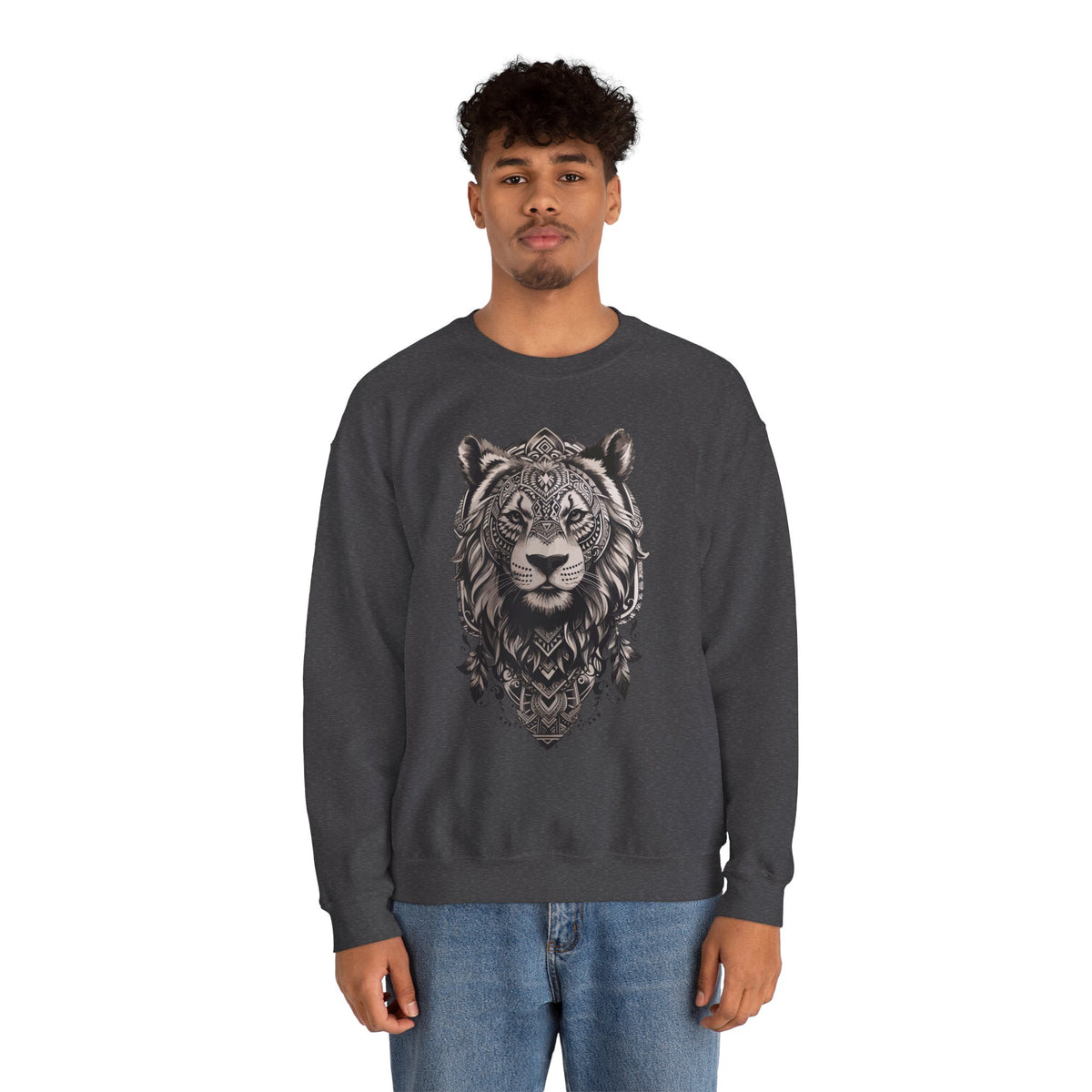 Lion Tattoo Sweatshirt - Rock Me Prints