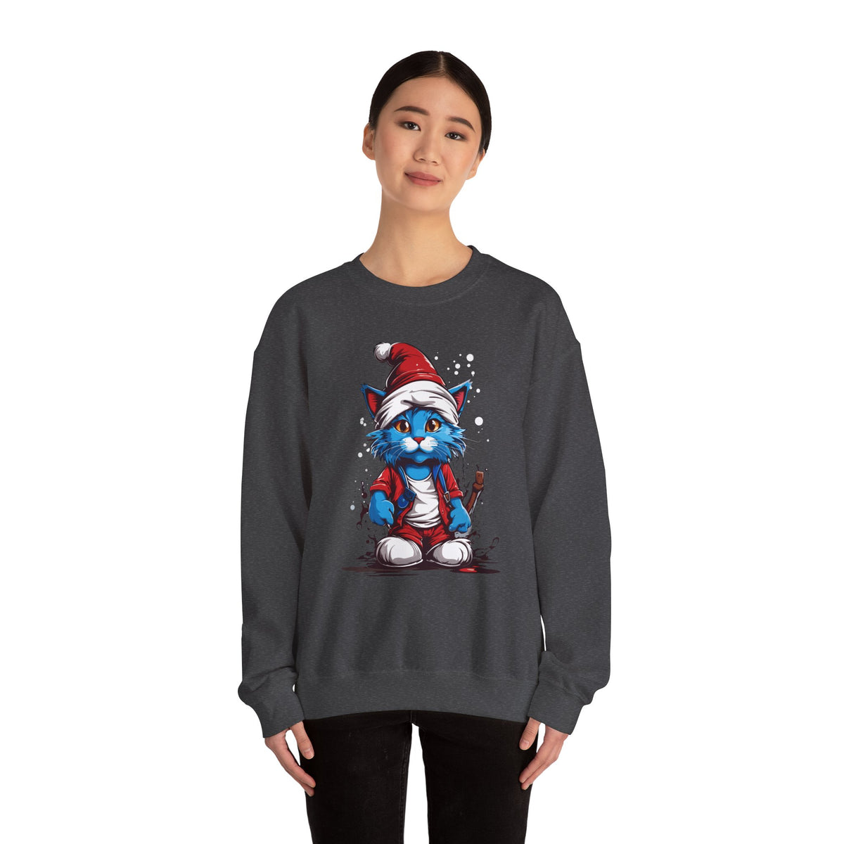 Kitty #3 Sweatshirt - Rock Me Prints