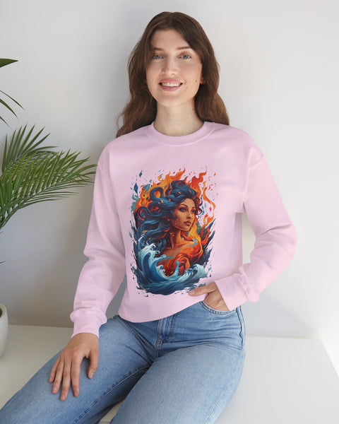 Flame Diva Sweatshirt - Rock Me Prints