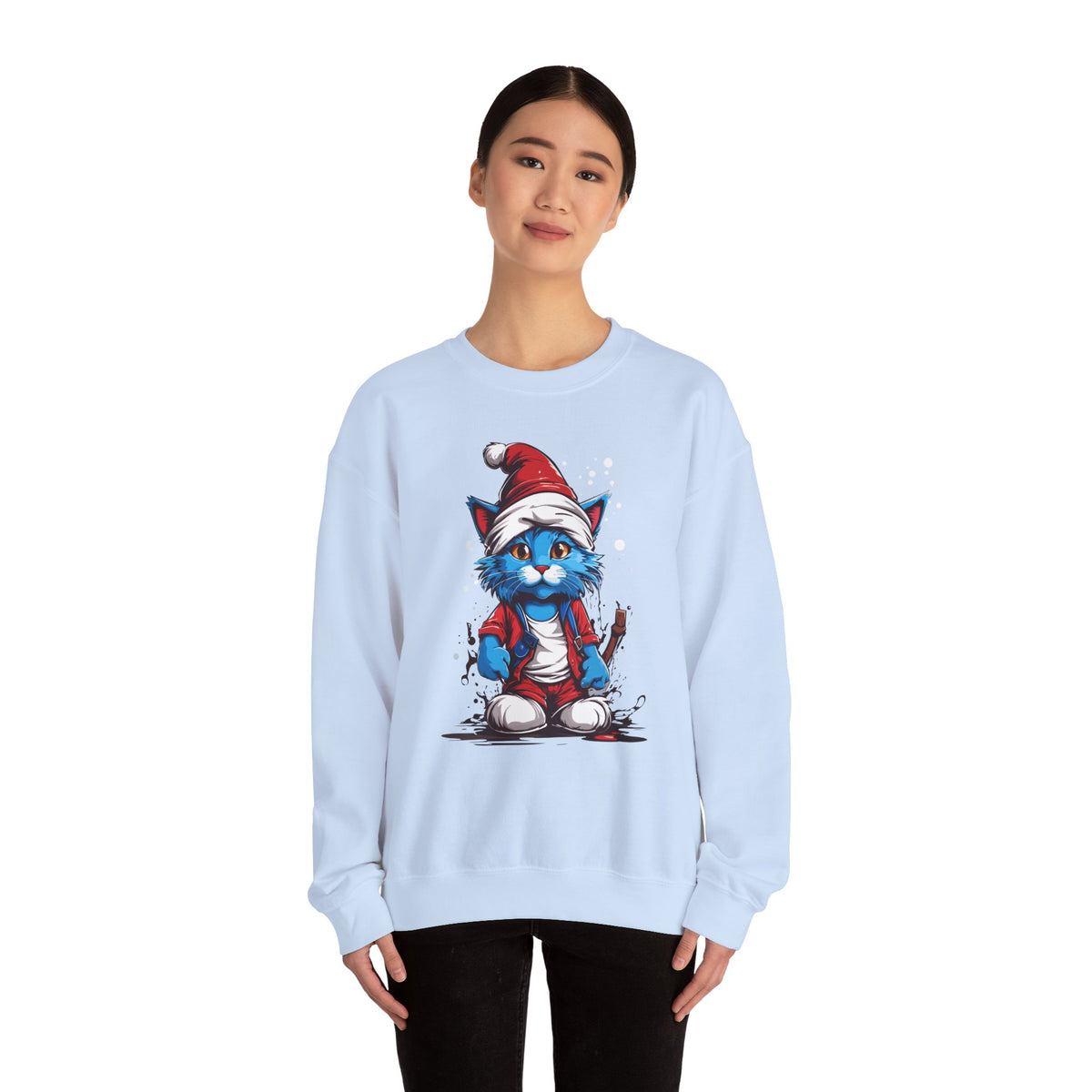 Kitty #3 Sweatshirt - Rock Me Prints