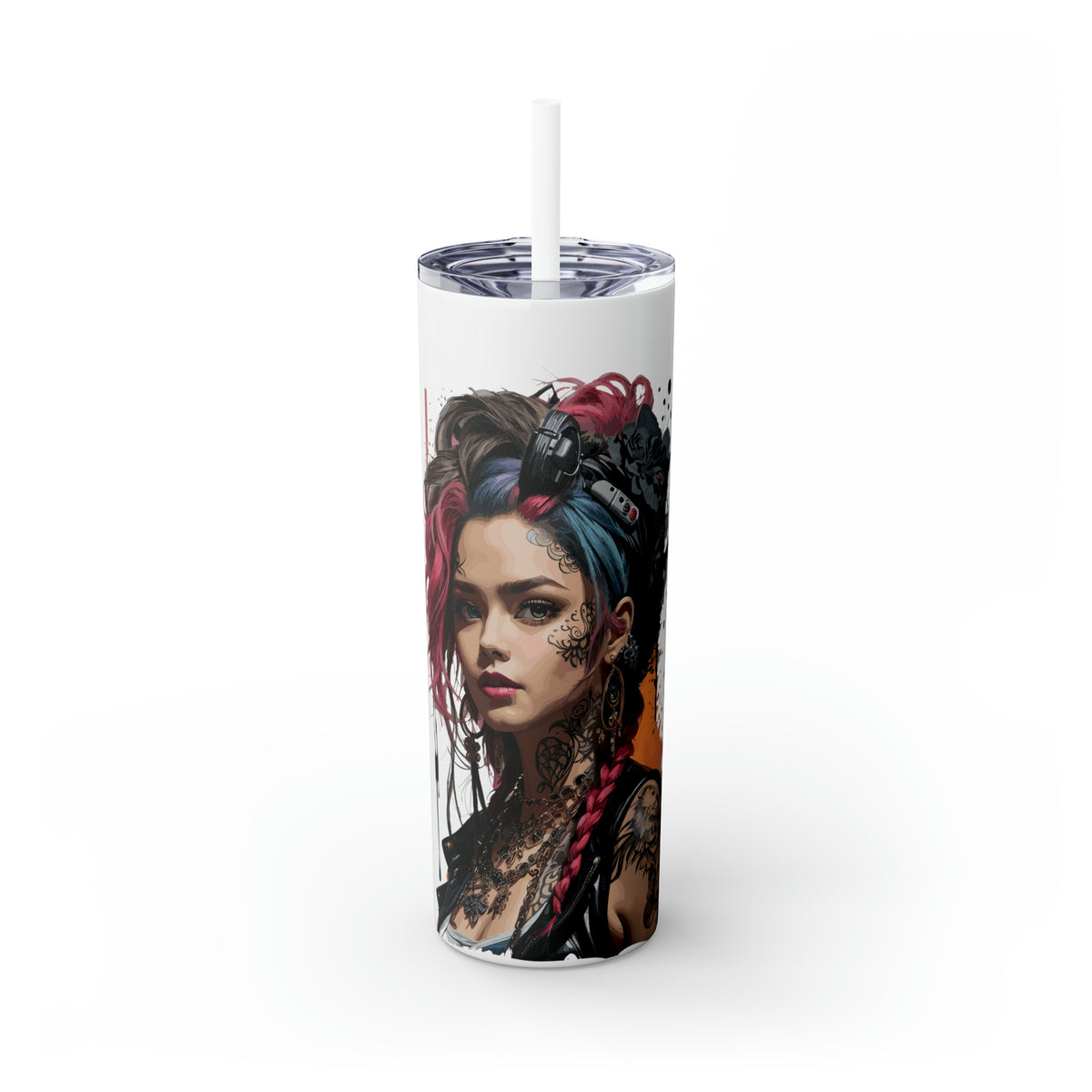 Glossy Tumbler Tattoo Girl - Rock Me Prints