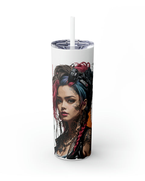 Glossy Tumbler Tattoo Girl - Rock Me Prints