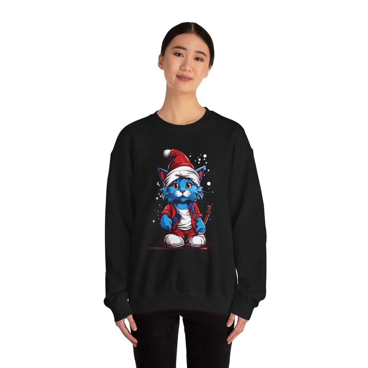 Kitty #3 Sweatshirt - Rock Me Prints