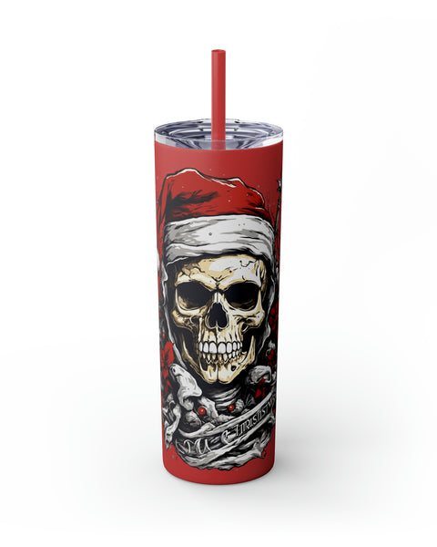 Matte Tumbler Skull #3