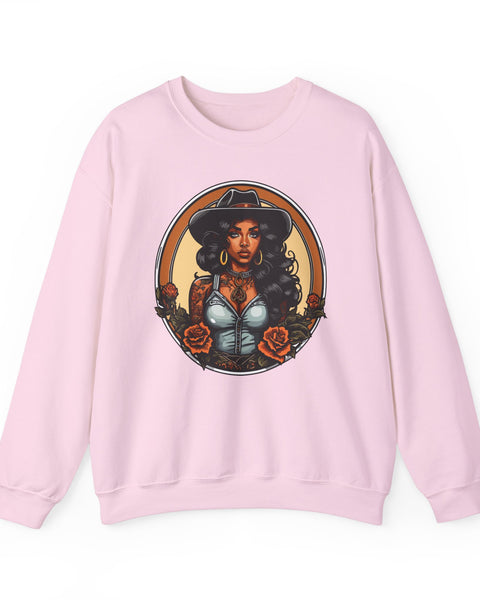 Cowgirl #2 Sweatshirt - Rock Me Prints