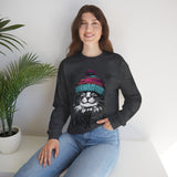 Happy Cat Sweatshirt (2 sided) - Rock Me Prints