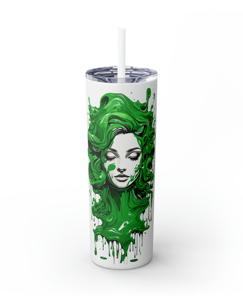 Glossy Tumbler Green Diva - Rock Me Prints