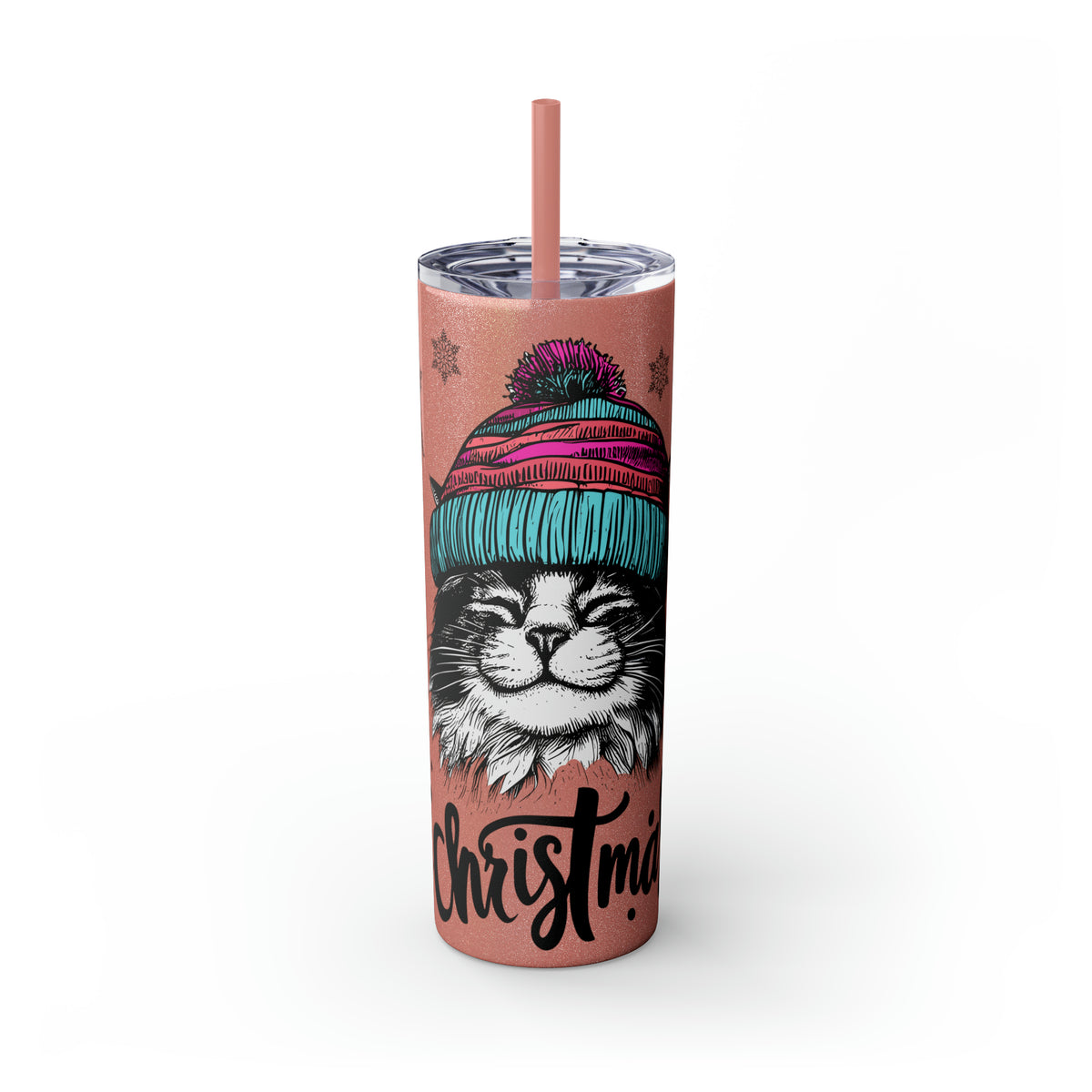 Glossy Tumbler Happy Cat - Rock Me Prints