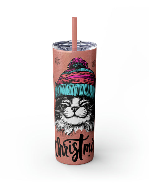 Glossy Tumbler Happy Cat - Rock Me Prints