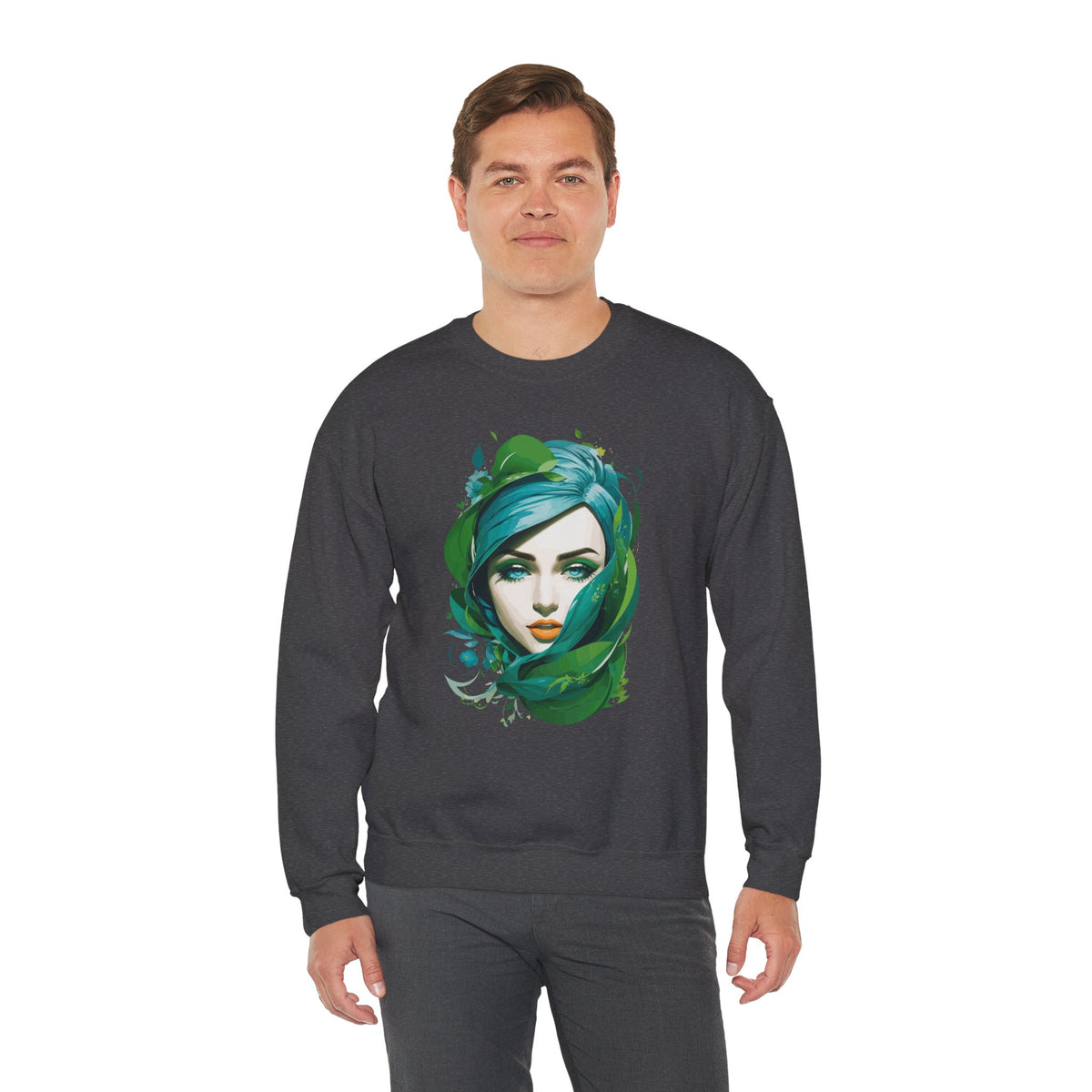 Green Diva Sweatshirt - Rock Me Prints