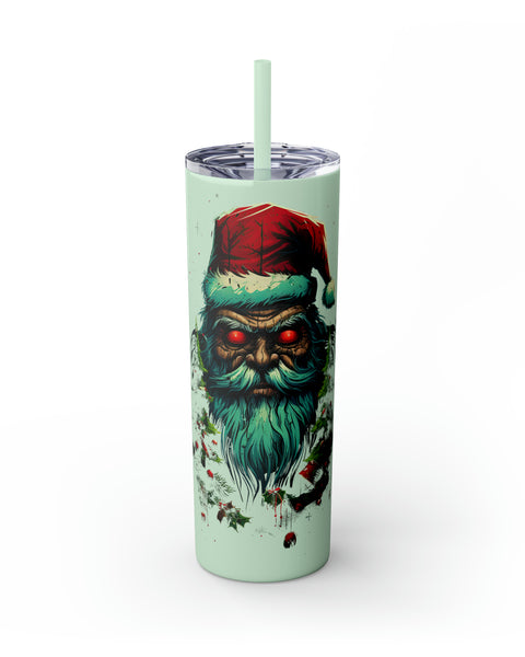 Glossy Tumbler Evil Santa - Rock Me Prints