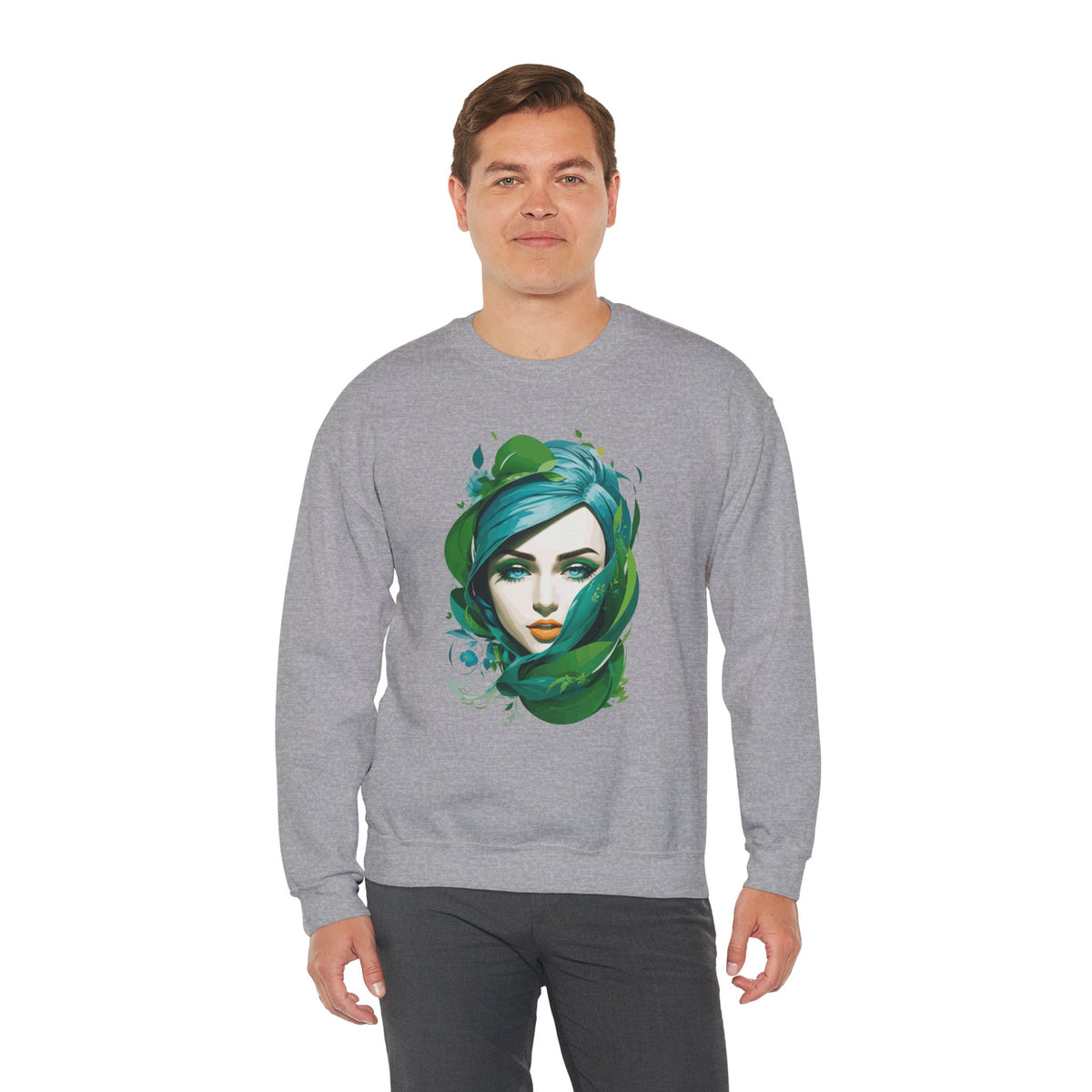 Green Diva Sweatshirt - Rock Me Prints