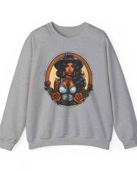 Cowgirl #2 Sweatshirt - Rock Me Prints