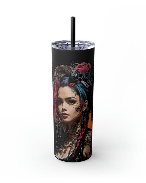 Matte Tumbler Tattoo Girl - Rock Me Prints