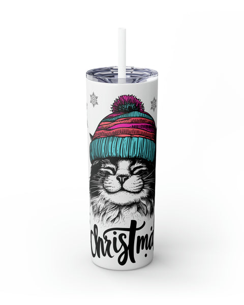 Glossy Tumbler Happy Cat - Rock Me Prints