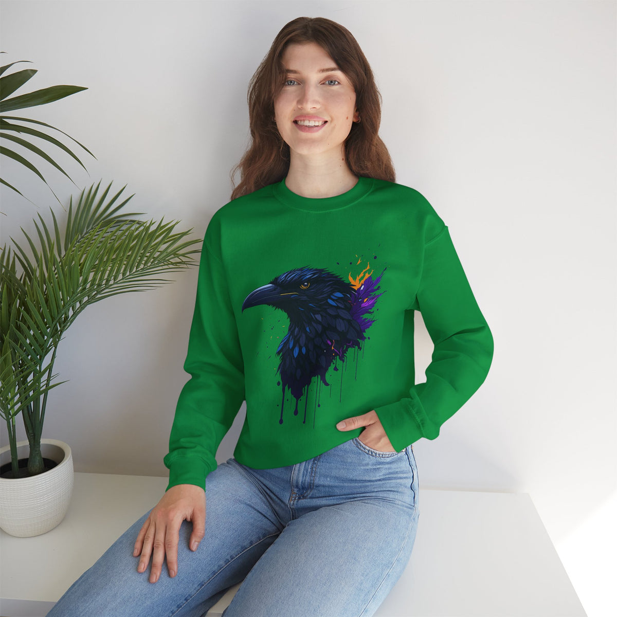 Raven Sweatshirt - Rock Me Prints