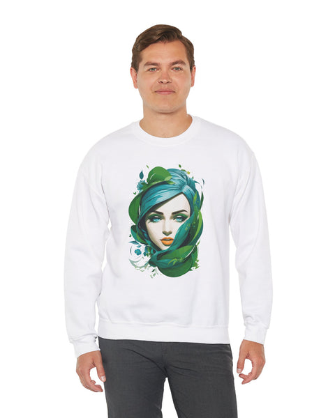 Green Diva Sweatshirt - Rock Me Prints